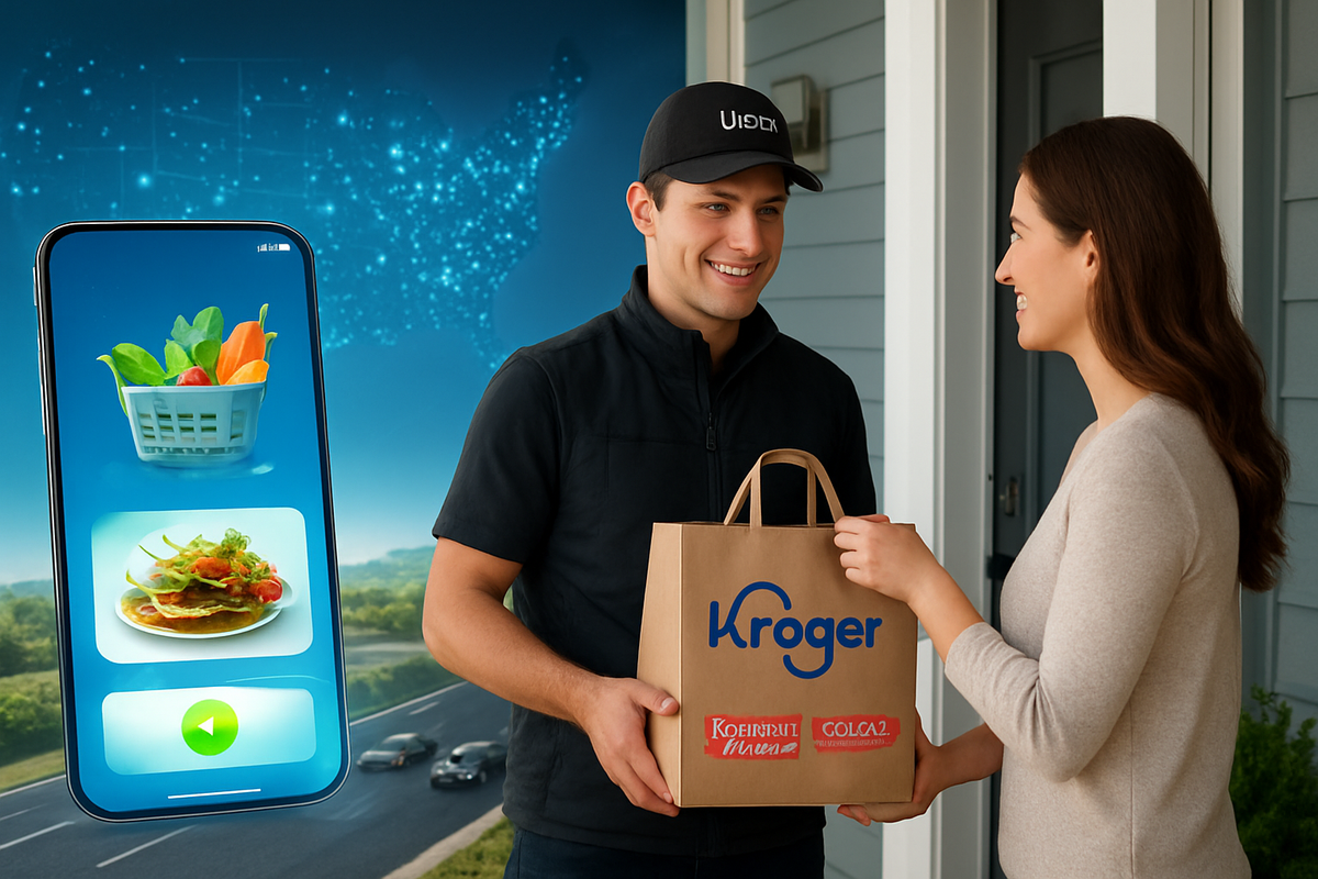 The Digital Pantry War: Kroger and Uber Forge a Massive Strategic Alliance to Challenge Walmart’s Grocery Dominance