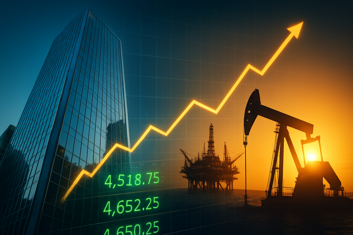 Twin Engines: Financials and Energy Surge to Propel S&P 500 as Rate Expectations Shift