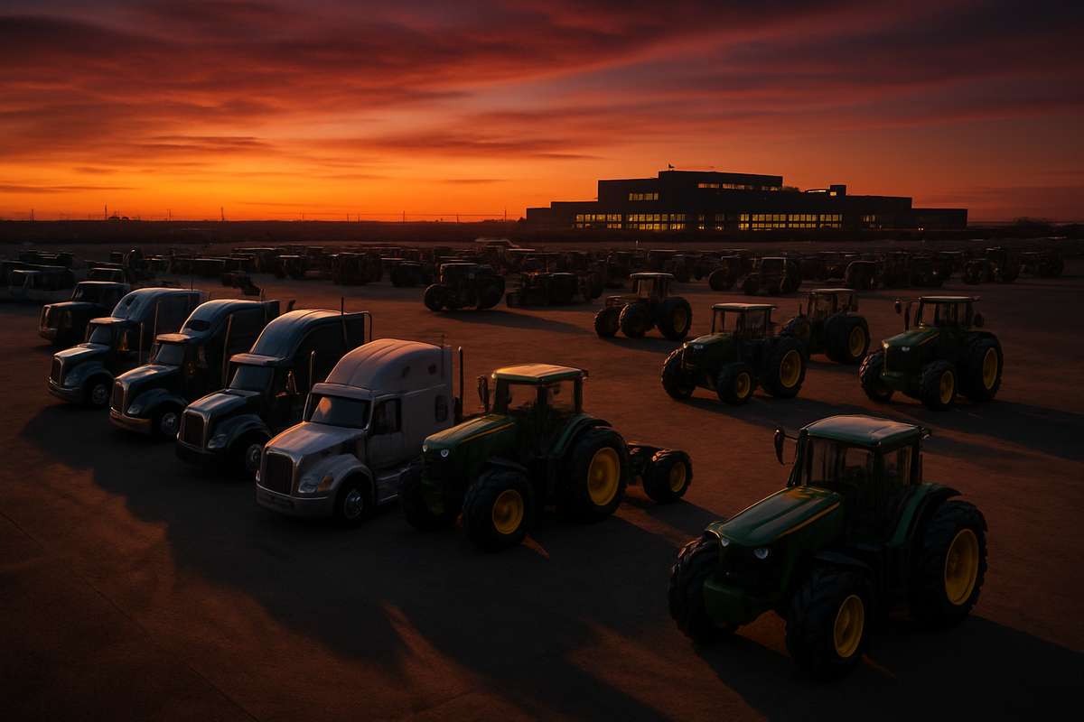 The Inventory Purge: Heavy Machinery and Trucking Sectors Clear Decks for a Volatile 2026