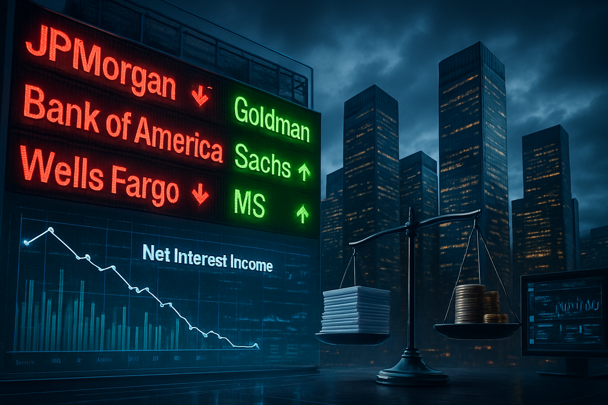 Wall Street's Great Divide: Why Record Profits Couldn't Save Bank Stocks from a New Year Slump