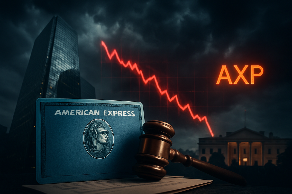 Regulatory Storm Clouds: Trump’s Interest Rate Cap Proposal Sends American Express Shares Into a Tailspin