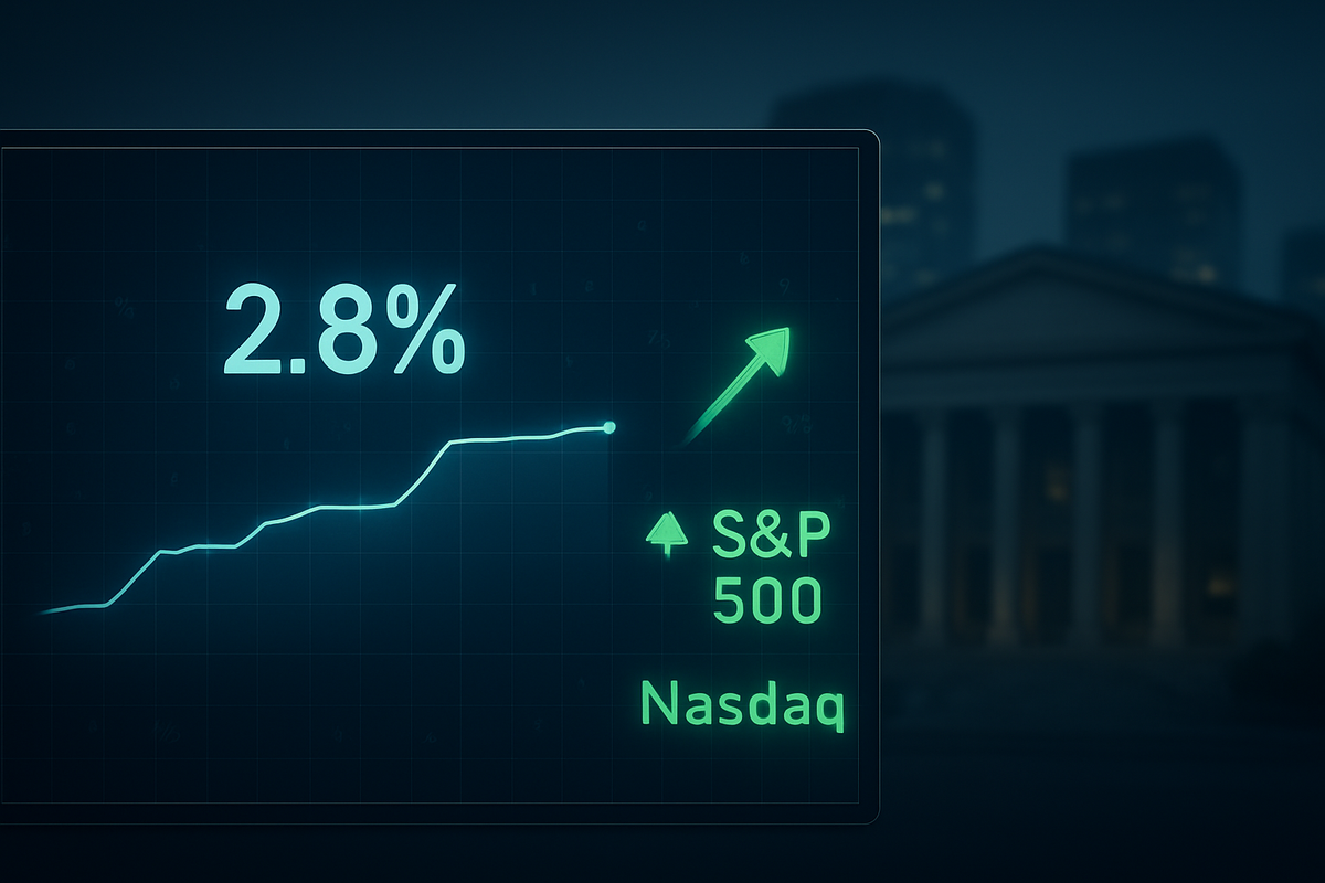 PCE Inflation Holds Steady at 2.8%: Markets Rally as 'Sticky' Data Meets Expectations