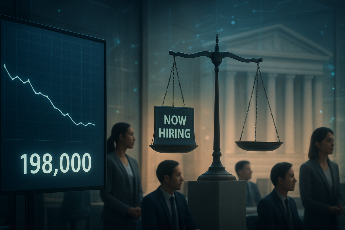 US Jobless Claims Fall to 198,000: Navigating the 'No Hire, No Fire' Economy