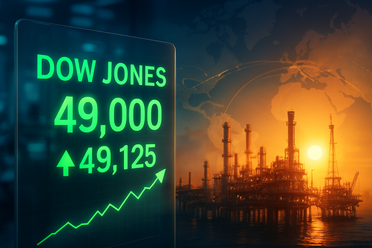 The Venezuela Shock: Energy Surge Propels Dow Jones Toward 50,000 Milestone