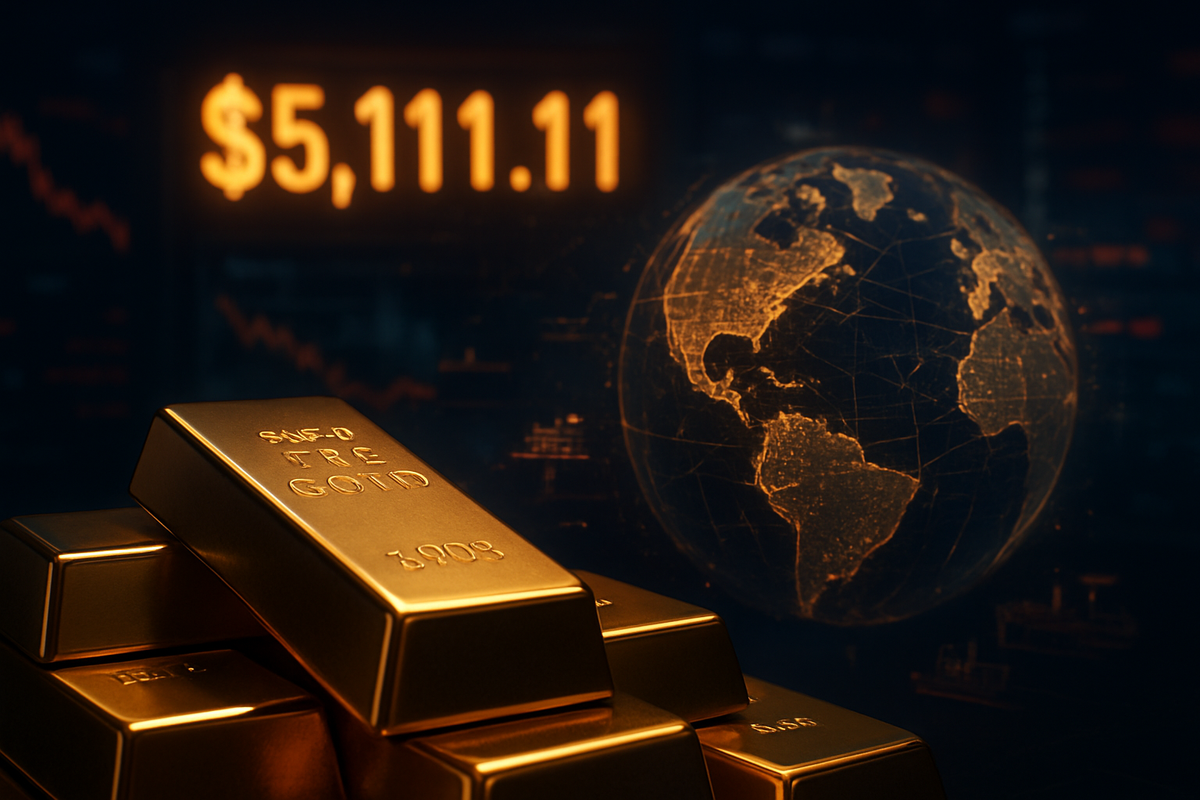 Gold Shatters $5,000 Barrier as Trade War Fears and Geopolitical Tensions Spark Global Flight to Safety