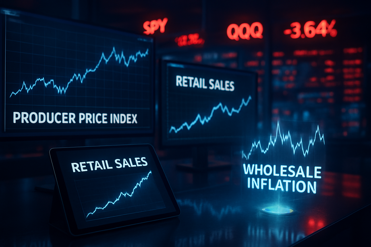 Markets Tumble as Sticky Wholesale Inflation and Robust Retail Sales Fuel Rate Anxiety