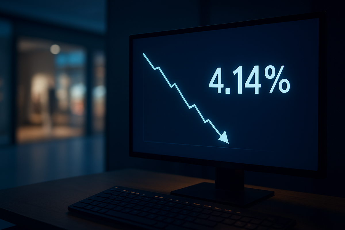 Yields Retreat as Consumers Retrench: 10-Year Treasury Hits 4.14% Following Soft Retail Data