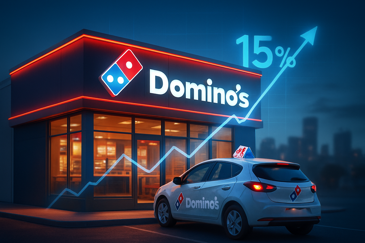 Domino’s Pizza Surges as Q4 Revenue Beats Estimates and Dividend Hikes by 15%