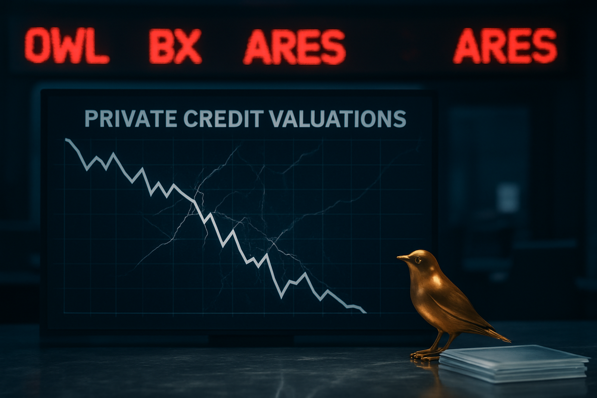 Liquidity Cracks in Private Credit: Blue Owl Withdrawal Limits Spark Sector-Wide Sell-Off