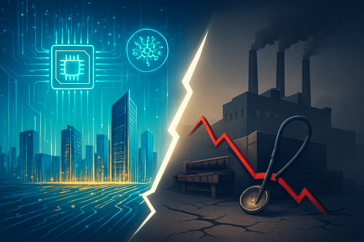 The Great Divergence: AI Supremacy Masks a Hidden Bear Market in Healthcare and Industrials
