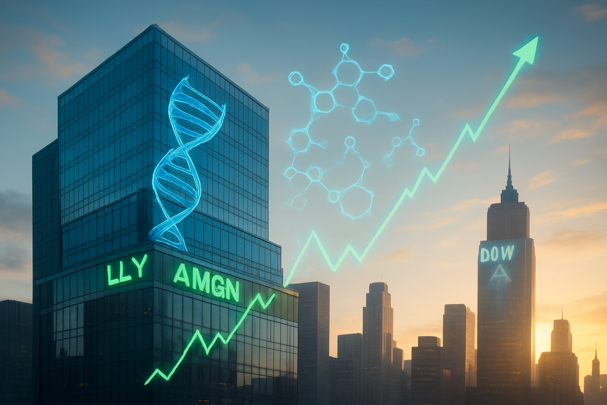 Healthcare Titans Propel Dow to Record Highs as GLP-1 Sales Spark Major Market Rotation
