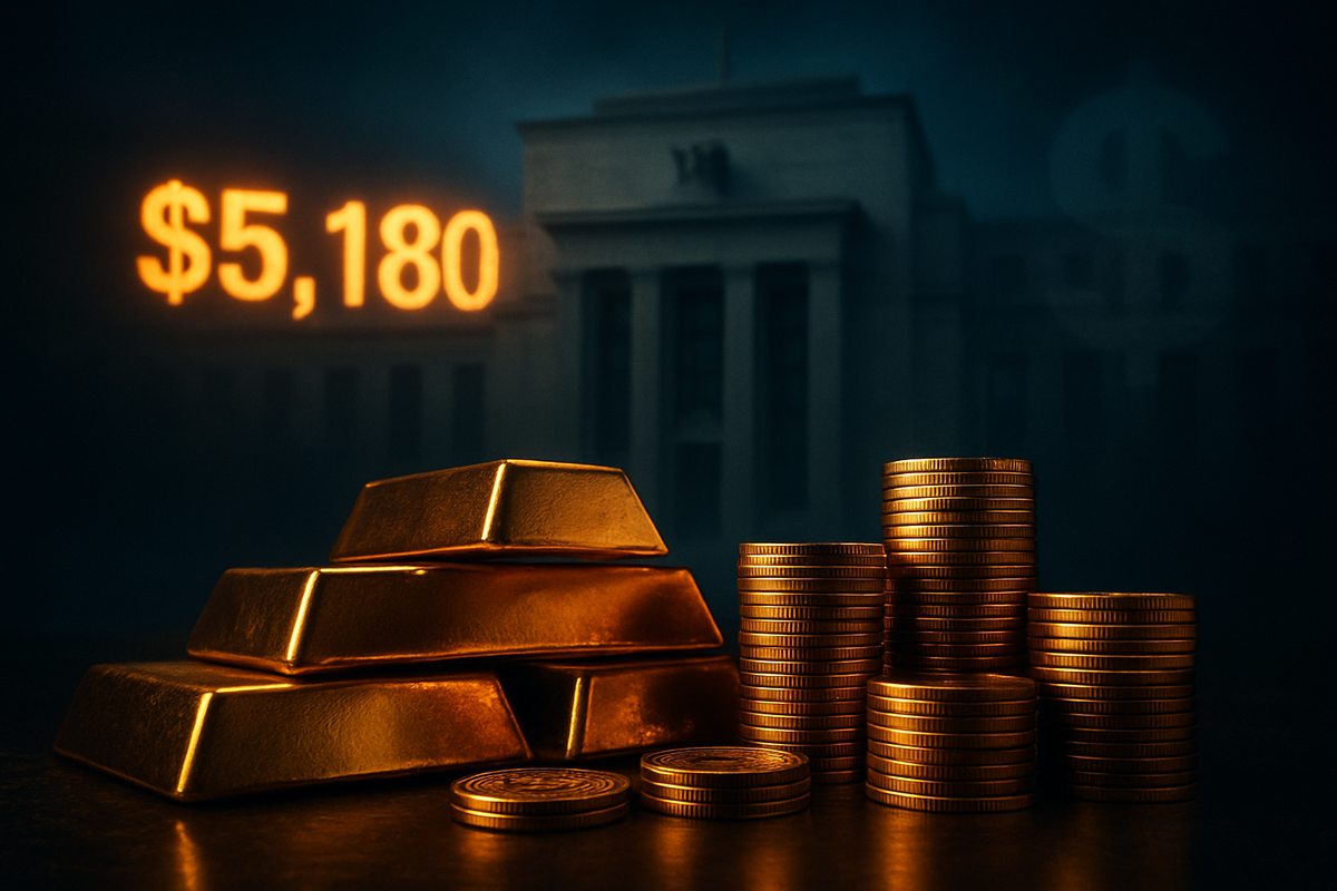 Gold Smashes $5,000 Milestone as Federal Reserve Defies Political Heat to Hold Rates Steady