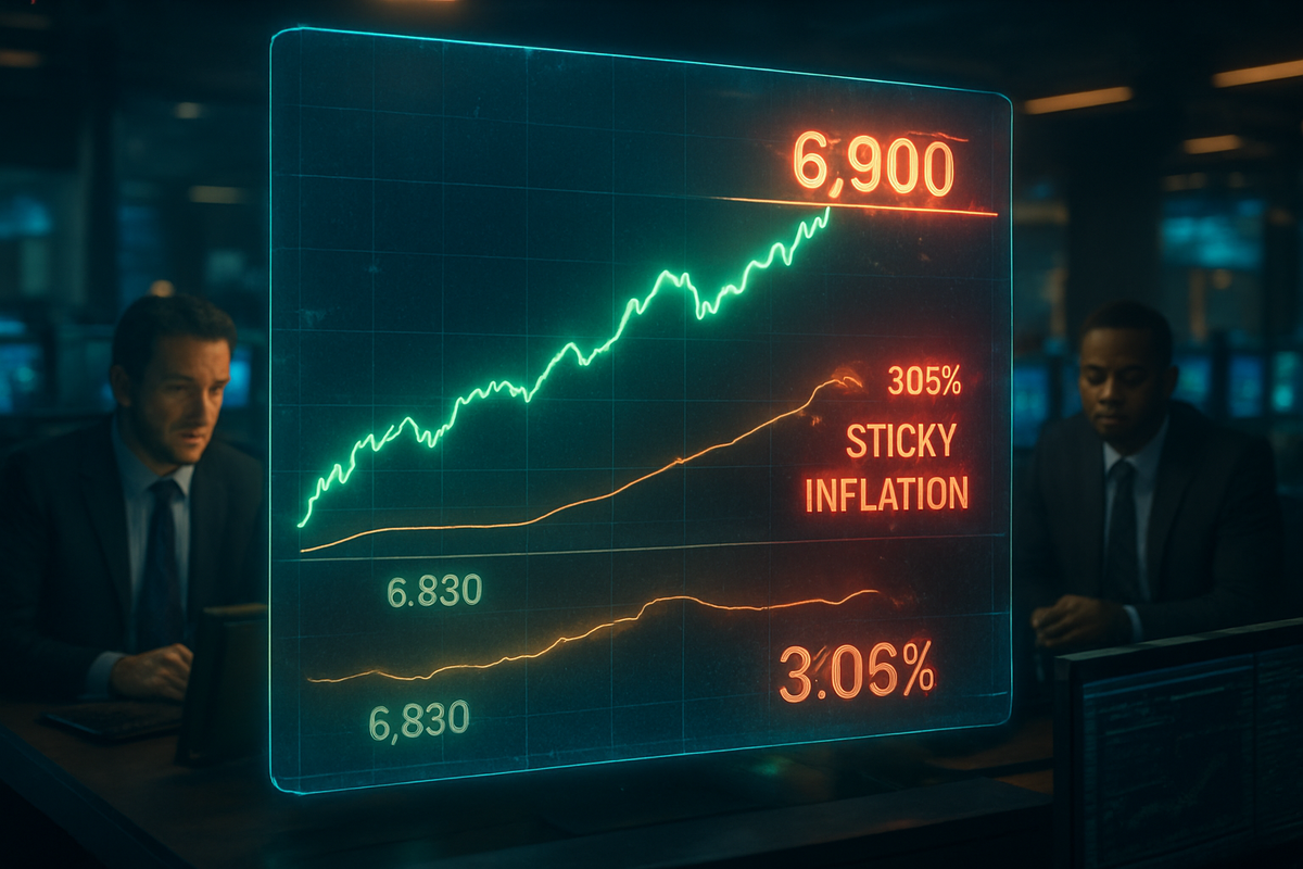 S&P 500 Teeters at 6,900 Resistance: Is 'Late-February Exhaustion' Setting the Stage for a Spring Slide?