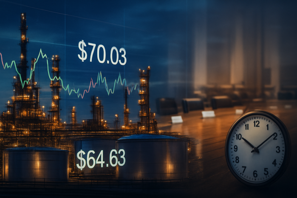 Oil Prices Wobble as Record US Stockpiles Collide with High-Stakes US-Iran Talks