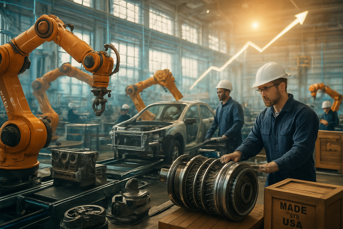 US Manufacturing Defies Gravity: Industrial Output Surges as Philly Fed Index Hits Five-Month High