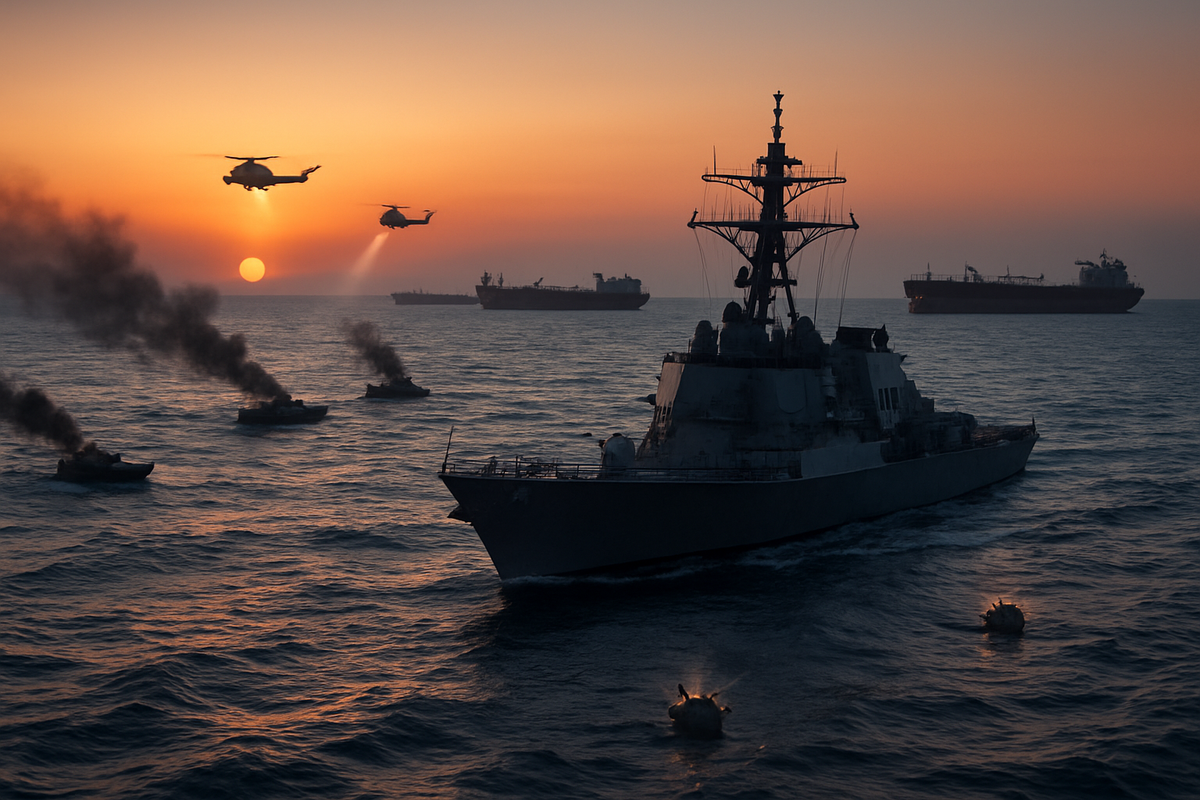 US Navy Intervention in the Strait of Hormuz: Military Neutralizes Iranian Mine-Laying Vessels