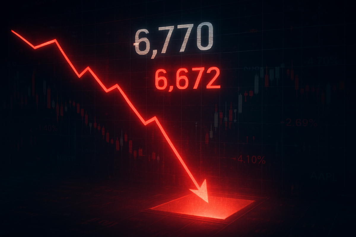 S&P 500 Shatters 6,770 Support: Inside the $1 Trillion Tech Wipeout and the Looming Correction