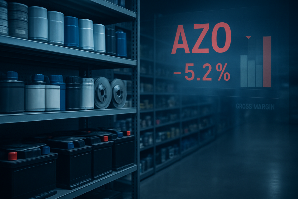 Margin Pressures Overshadow Earnings Beat: AutoZone Shares Slide as Inflationary Accounting Bites