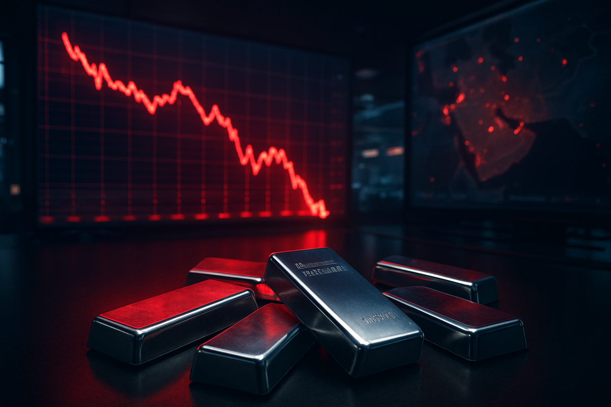 Platinum Plummets 9.5% as Iranian Conflict Ignites Global Commodity Rout