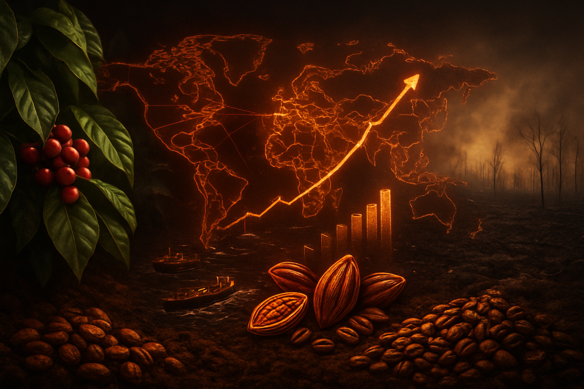 The Great Ingredient Crunch: How Climate Volatility Reshaped the Global Coffee and Cocoa Markets