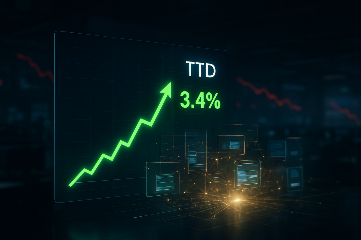 The Trade Desk Defies Market Slump: Ad-Tech Giant Gains 3.4% as Programmatic Advertising Remains a Bright Spot