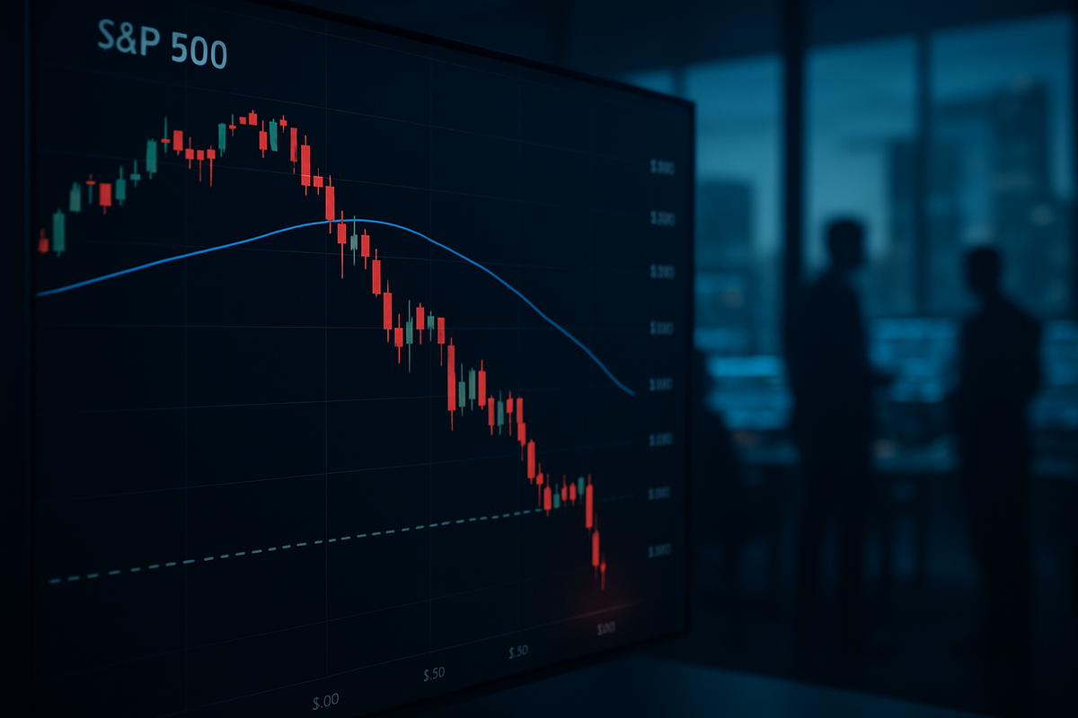 Cracks in the Bull Case: S&P 500 Breaches Key Support as Institutional Distribution Takes Hold