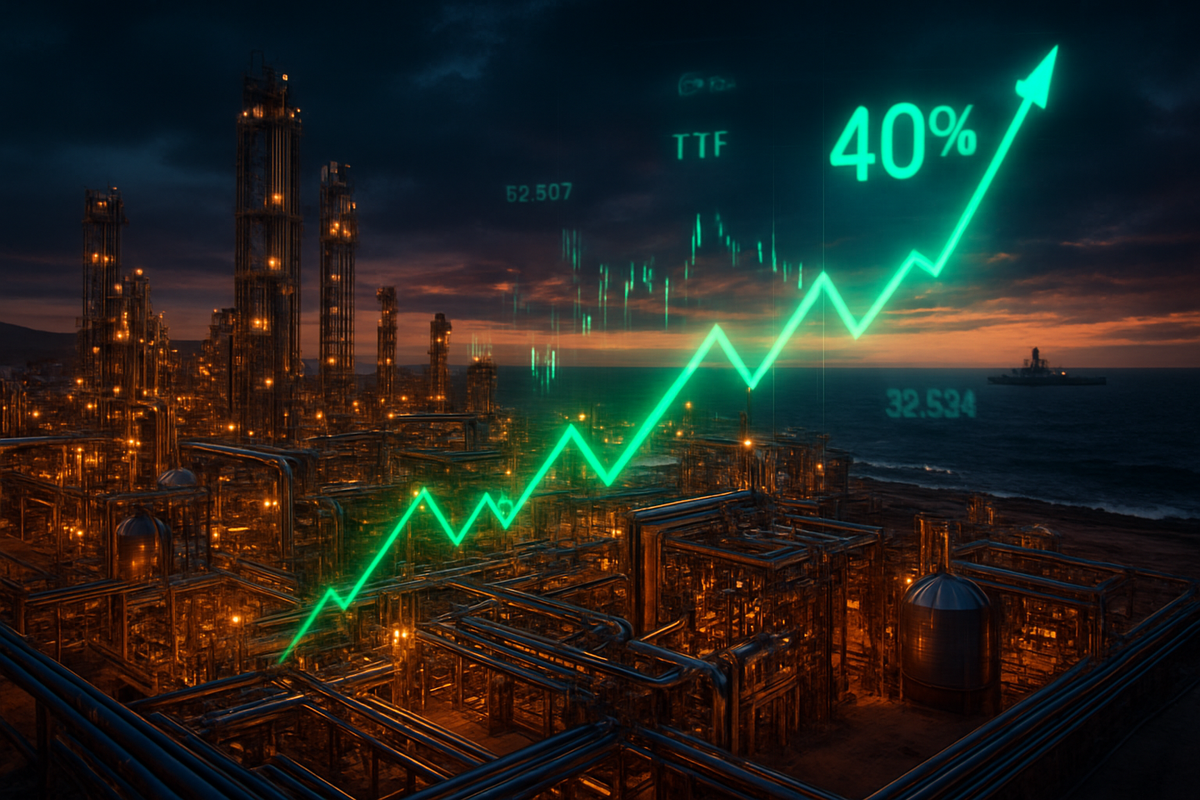 Global Energy Shock: European Gas Prices Skyrocket 40% as Qatar Suspends LNG Exports