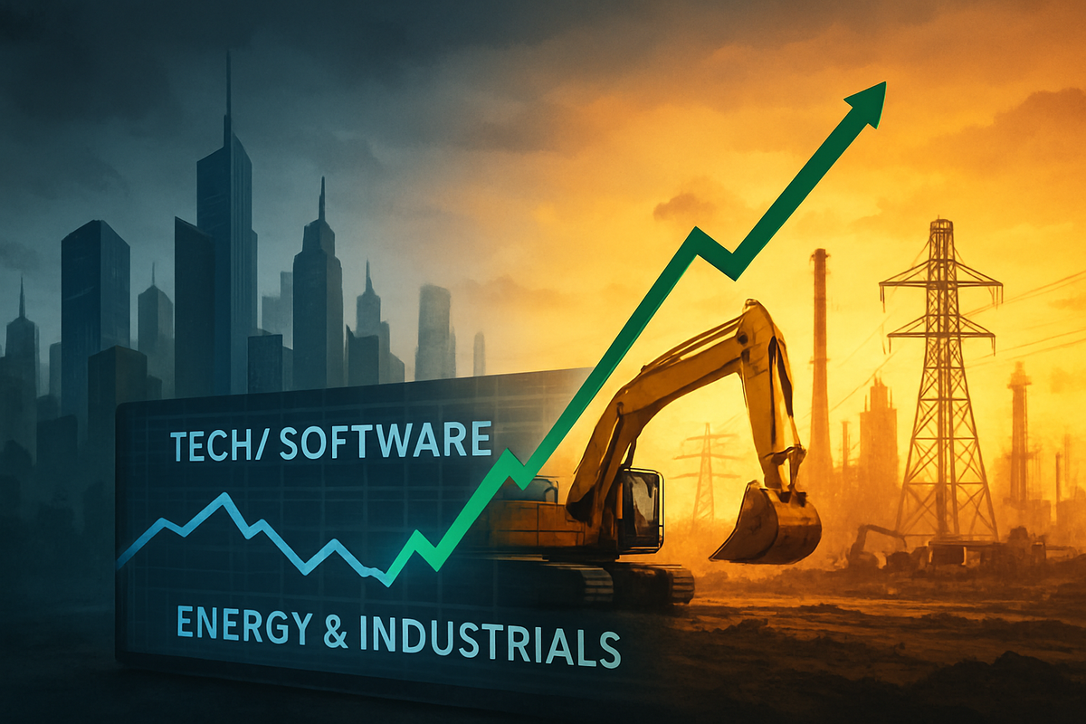 The Great Rebalancing: Investors Flee Big Tech as "Real Economy" Giants Surge in 2026