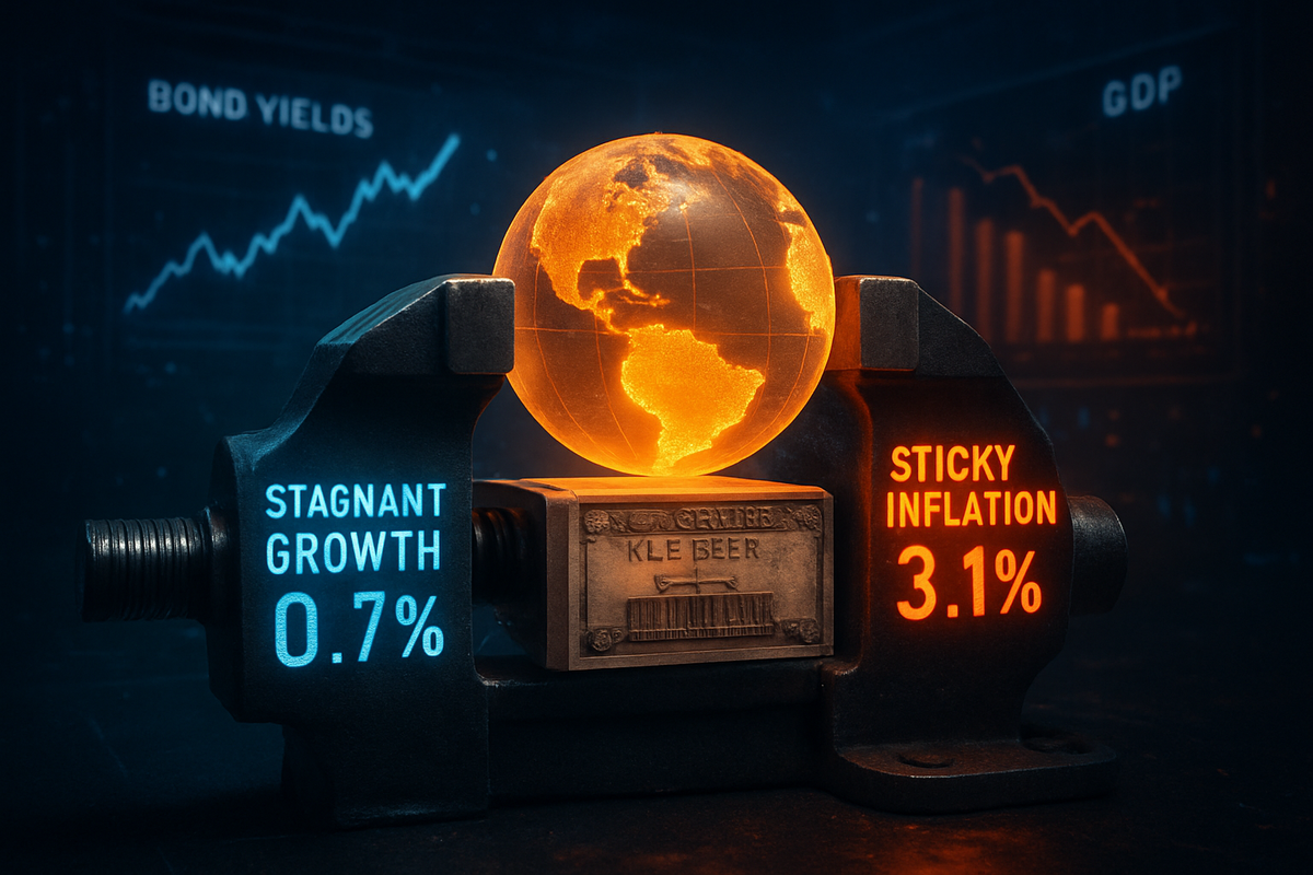 The Stagflation Vise: Bond Markets Reel as Growth Stalls and Inflation Proves 'Sticky'