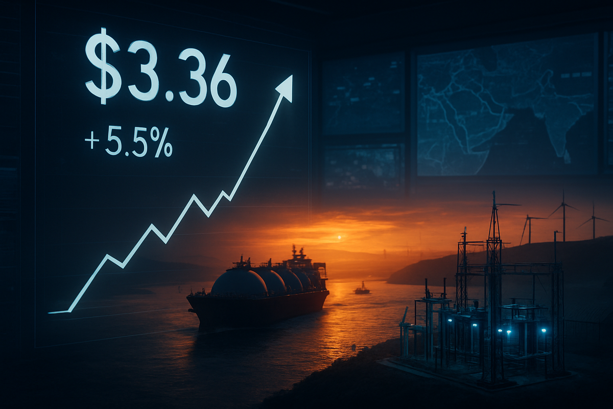 Global Energy Shock: Henry Hub Natural Gas Jumps 5.5% as Middle East Conflict Disrupts Vital Supply Chains