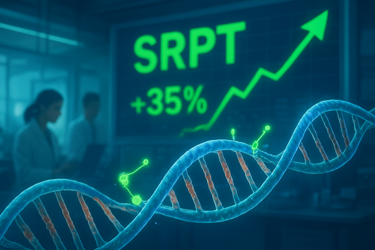 Sarepta's RNA Renaissance: 35% Surge as siRNA Breakthrough Silences Skeptics