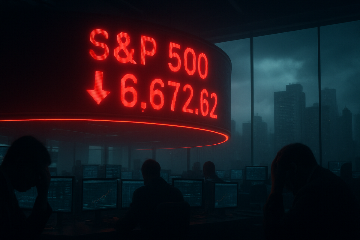 S&P 500 Hits 2026 Low: Index Slides 1.5% as Staples and Real Estate Lead Broad Sell-Off