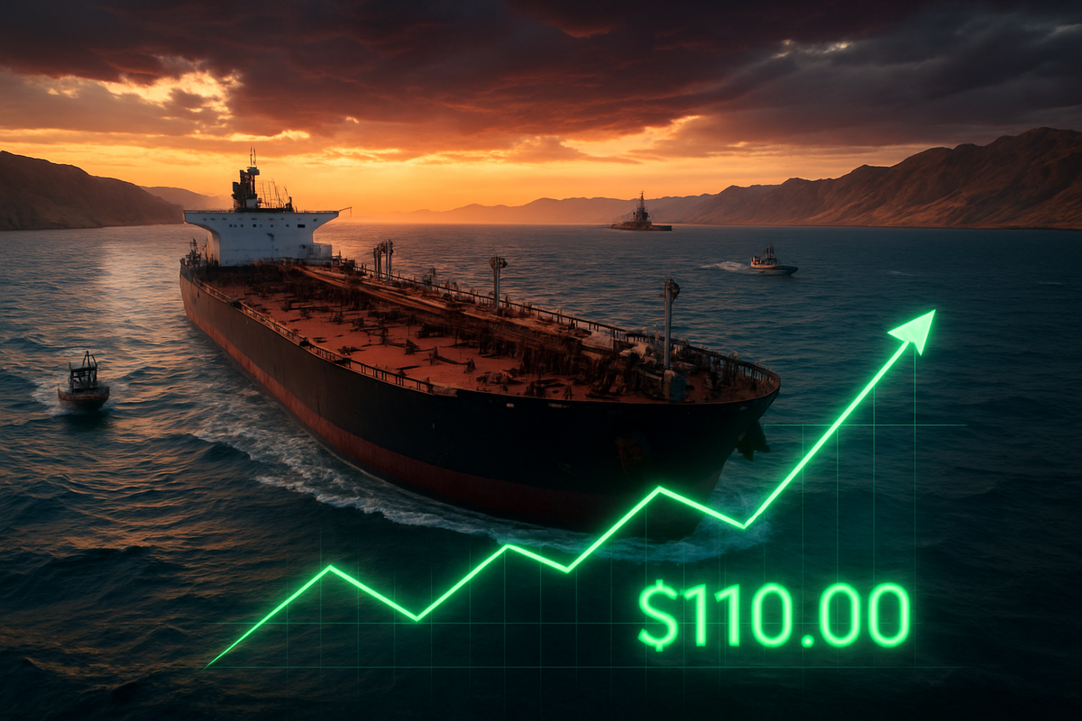 Oil Price Surge: U.S. Crude Tops $110 as Strait of Hormuz Tensions Escalate