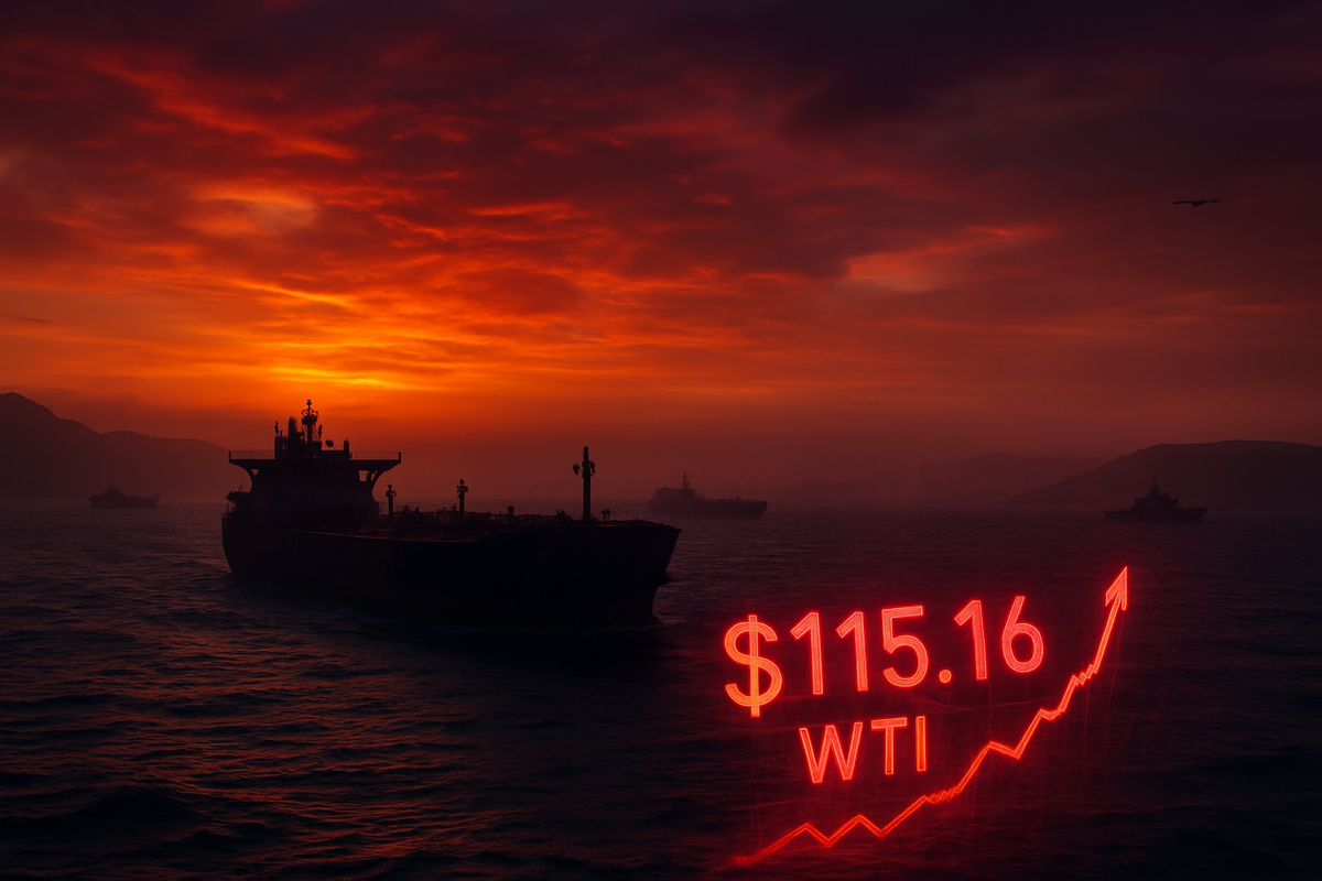 Crude Reality: Oil Pierces $115 as Strait of Hormuz Standoff Pushes Global Markets to the Brink