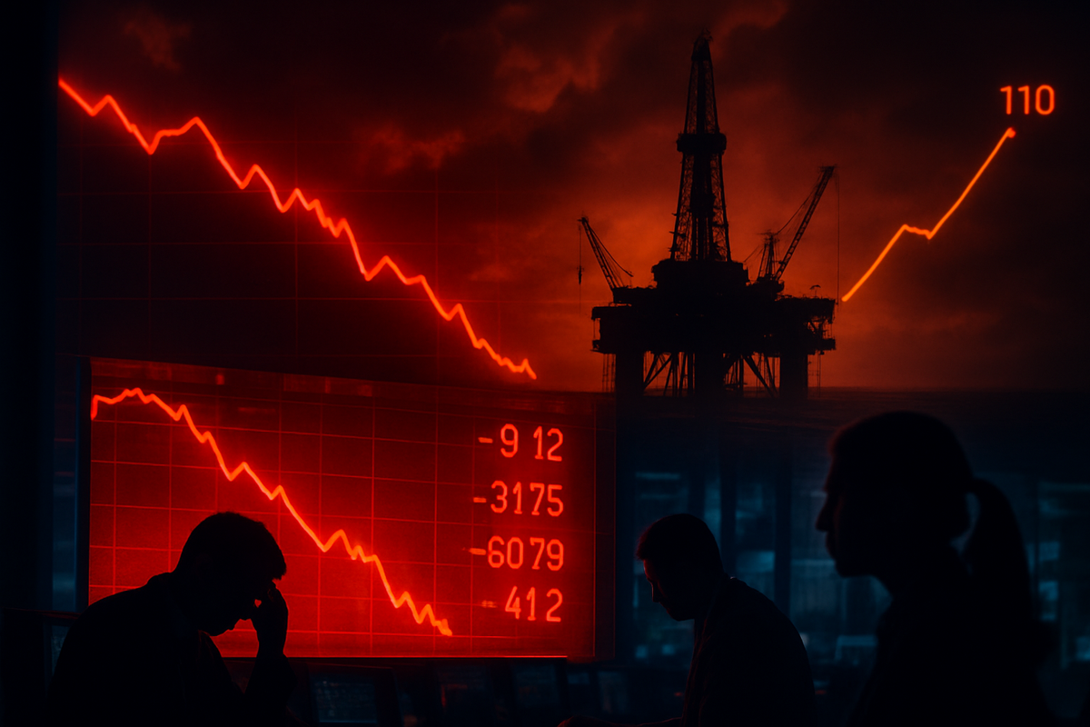 Wall Street Slumps as Middle East Tensions and Oil Surge Above $110 Sour Market Sentiment