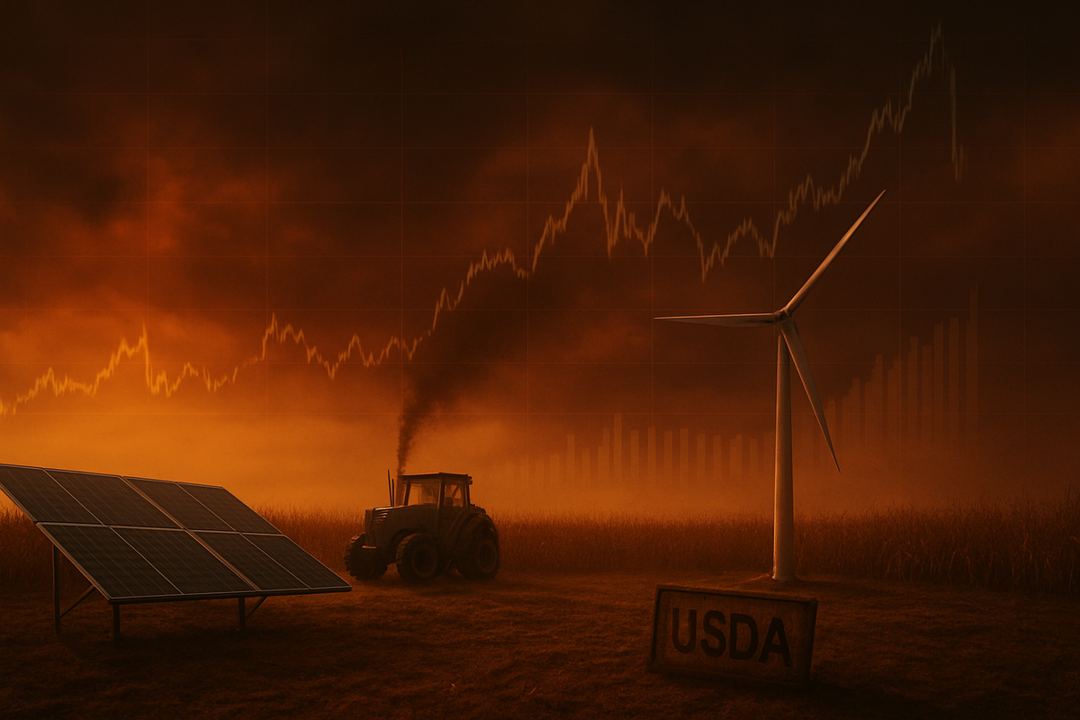 Agricultural Survival Mode: USDA Halts REAP Grants as Iran Conflict Sends Input Costs Into Orbit