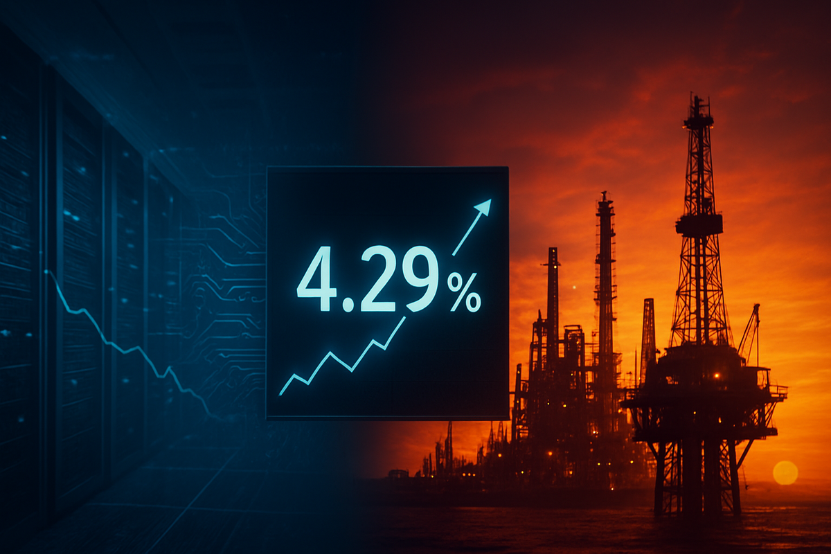 Yield Trap: 10-Year Treasury Hits 4.29% as Energy Shocks Chill Tech Sector Growth