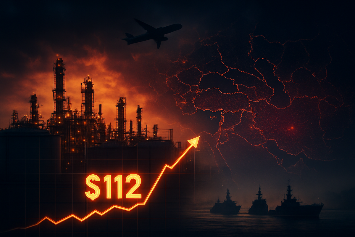 Crude Awakening: WTI Hits $112 as Middle East Conflict and Trump Rhetoric Ignite 14% Weekly Surge