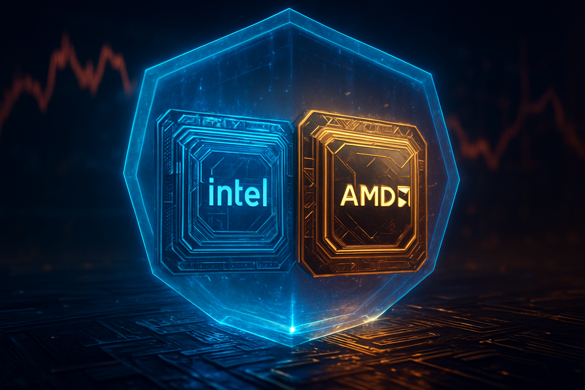 Silicon Fortress: How the AI Productivity Boom Shielded Intel and AMD From a Broader Market Rout