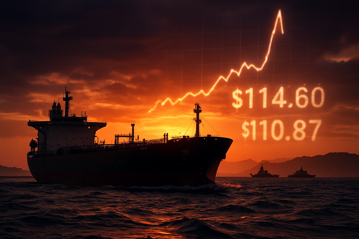 Oil Tops $110/bbl as Markets Face Trump's 8 PM Deadline for Iran to Reopen Hormuz