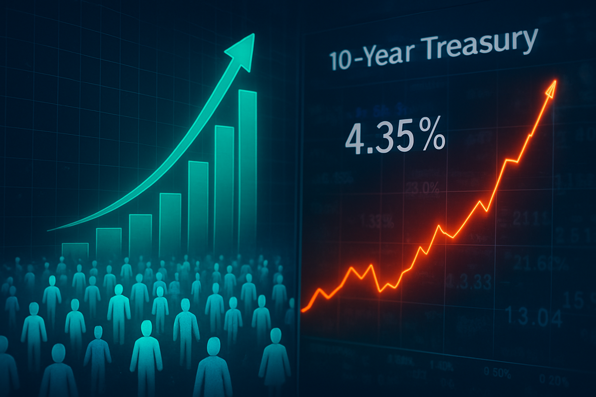 Labor Market Defies Gravity: March Jobs Report Triples Expectations as Yields Surge to 4.35%