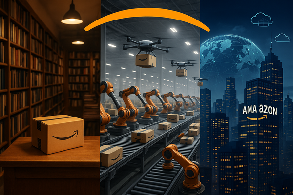 From Books to Billions: The Unfolding Saga of Amazon's Global Domination