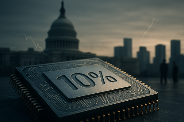 U.S. Government Takes Historic 10% Stake in Intel, Signalling New Era of Industrial Policy