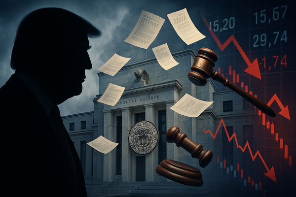 Trump's Bold Challenge to Fed Independence Sparks Legal Firestorm and Market Uncertainty