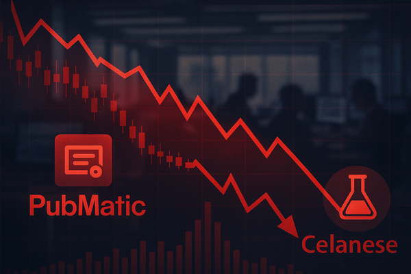 Revenue Warnings Hit PubMatic and Celanese: Why These Stocks Are Plummeting