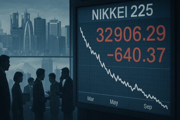 Asian Markets React: Japan's Nikkei Falls Amidst Factory Activity Contraction