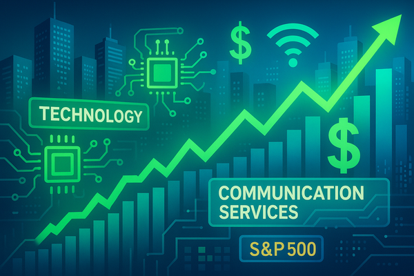 Tech and Communication Services Lead S&P 500 Sectoral Gains