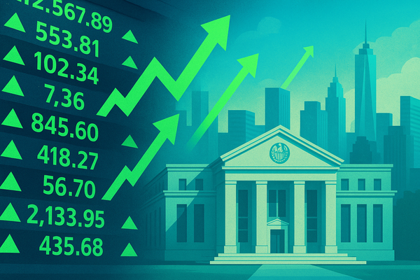 US Stock Market Soars Amidst Fed Rate Cut Hopes, Shaking Off Tariff Fears