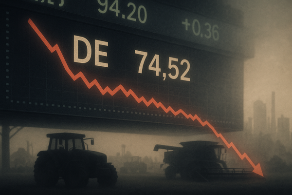 Deere's Shares Plummet as Cautious Outlook Spooks Investors