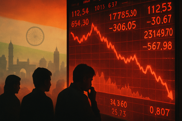 Indian Equities Under Pressure: Nifty and Sensex Decline Amid Broader Market Weakness